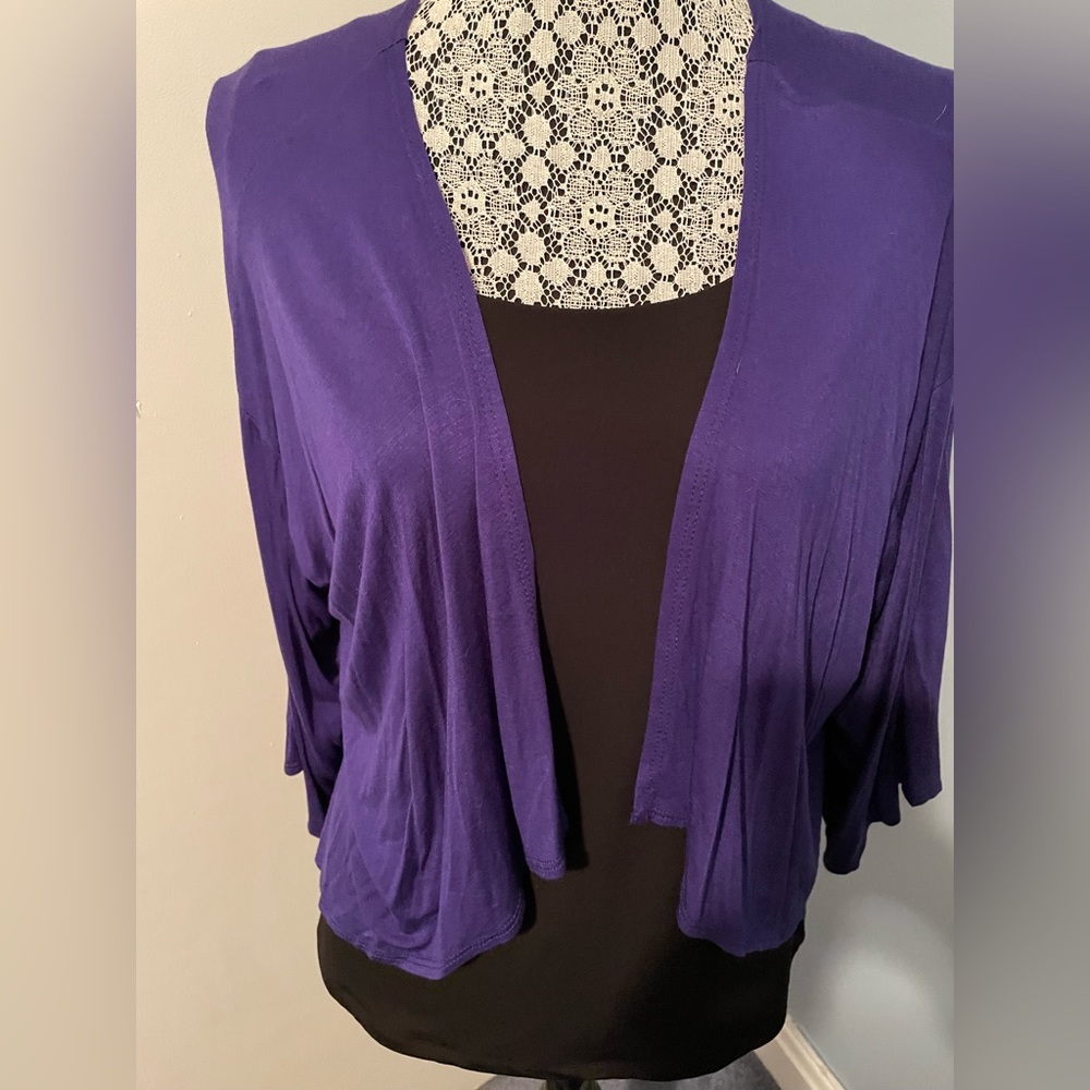 Hamilton Purple open Sweater size Small